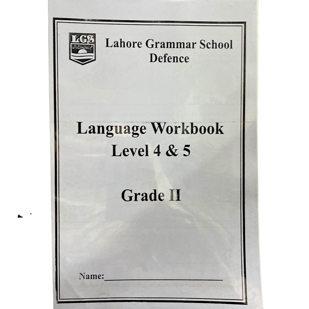 Language Workbook Level 4 & 5 For Grade 2 - LGS