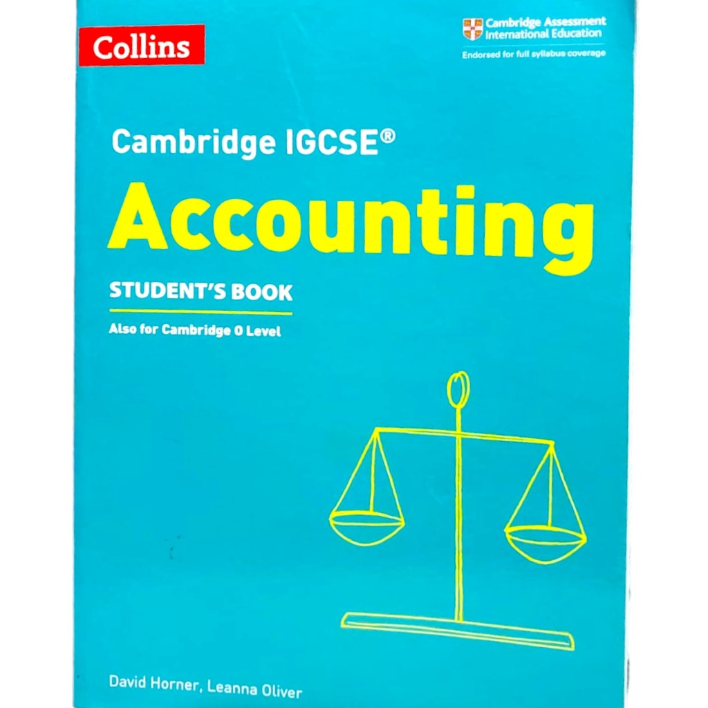 Collins Cambridge IGCSE Accounting Student's Book - David Horner