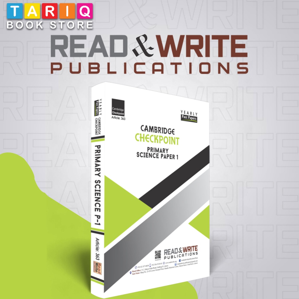 Read & Write Cambridge Checkpoint Primary Science Paper 1 Yearly Past Paper - No. 363