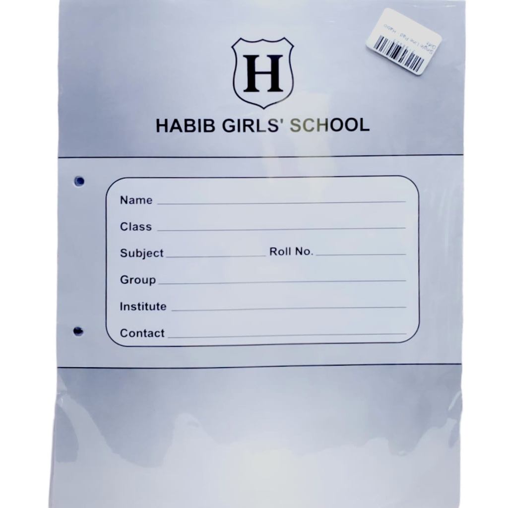 Single Line sheets - Habib Girls School