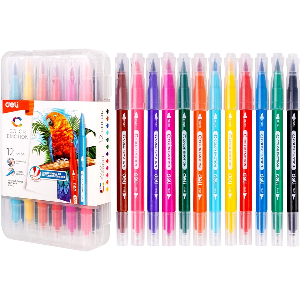 Deli Color Emotion Marker Felt Pen - No. 15124