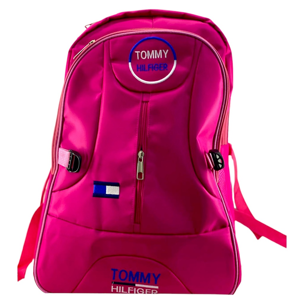 Tommy Hilfiger School Bag - Pink (Made In Pakistan)