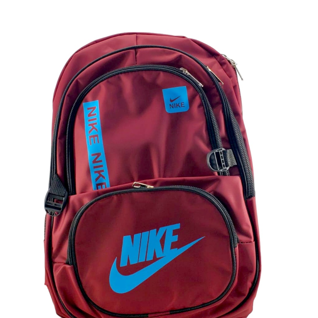 Nike School Bag - Maroon - Class - 3 - 8 - 5 Zipper( MADE IN PAKISTAN )