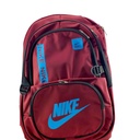 Nike School Bag - Maroon - Class - 3 - 8 - 5 Zipper( MADE IN PAKISTAN )