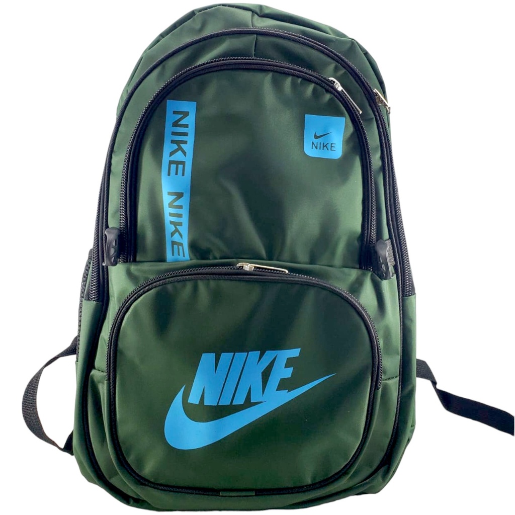Nike School Bag - Green - Class - 3 - 8 - 5 Zipper( MADE IN PAKISTAN )