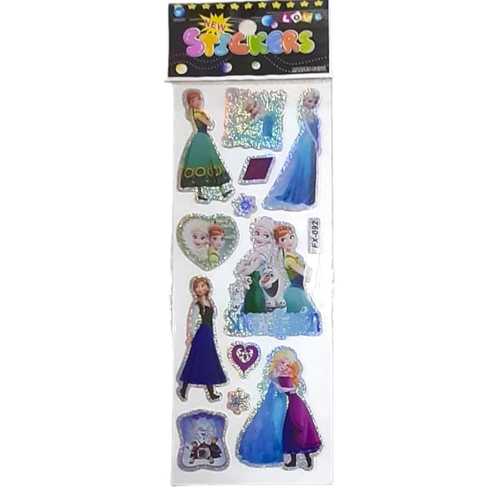 Frozen Embossed Stickers FX-092/FX-098 (Assorted Design)