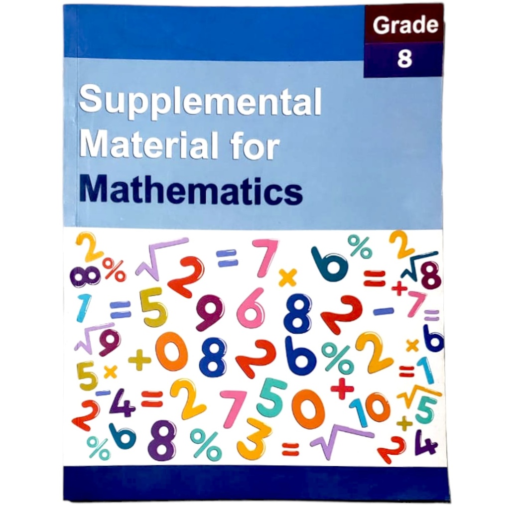 Supplemental Material For Mathematics For Grade 8