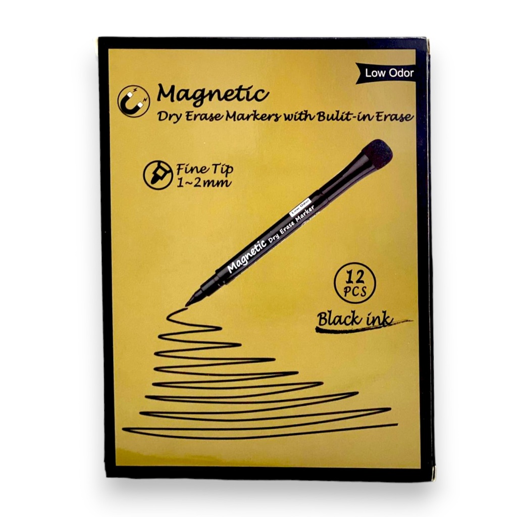 Magnetic Dry Erase Marker With Bulit In Erase