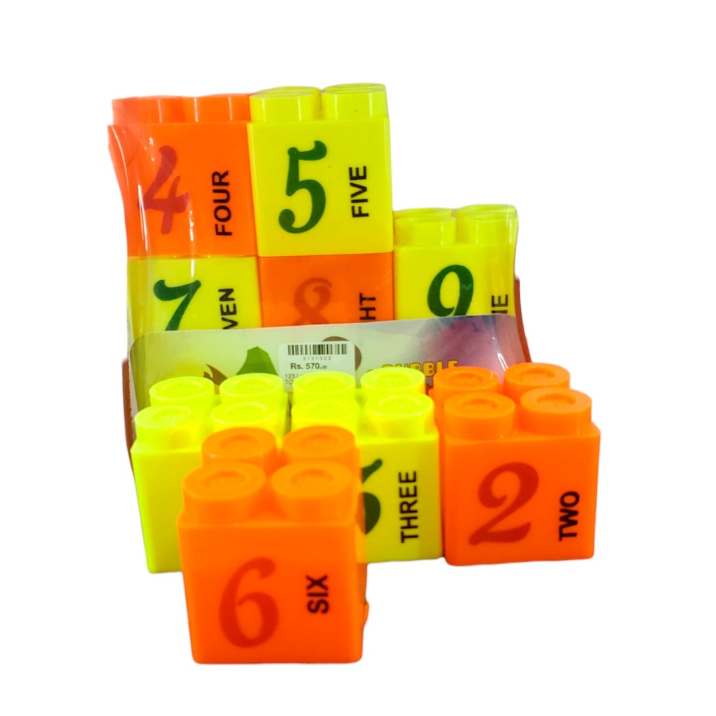 123 Learning Blocks - TOO COS - 12 PCS
