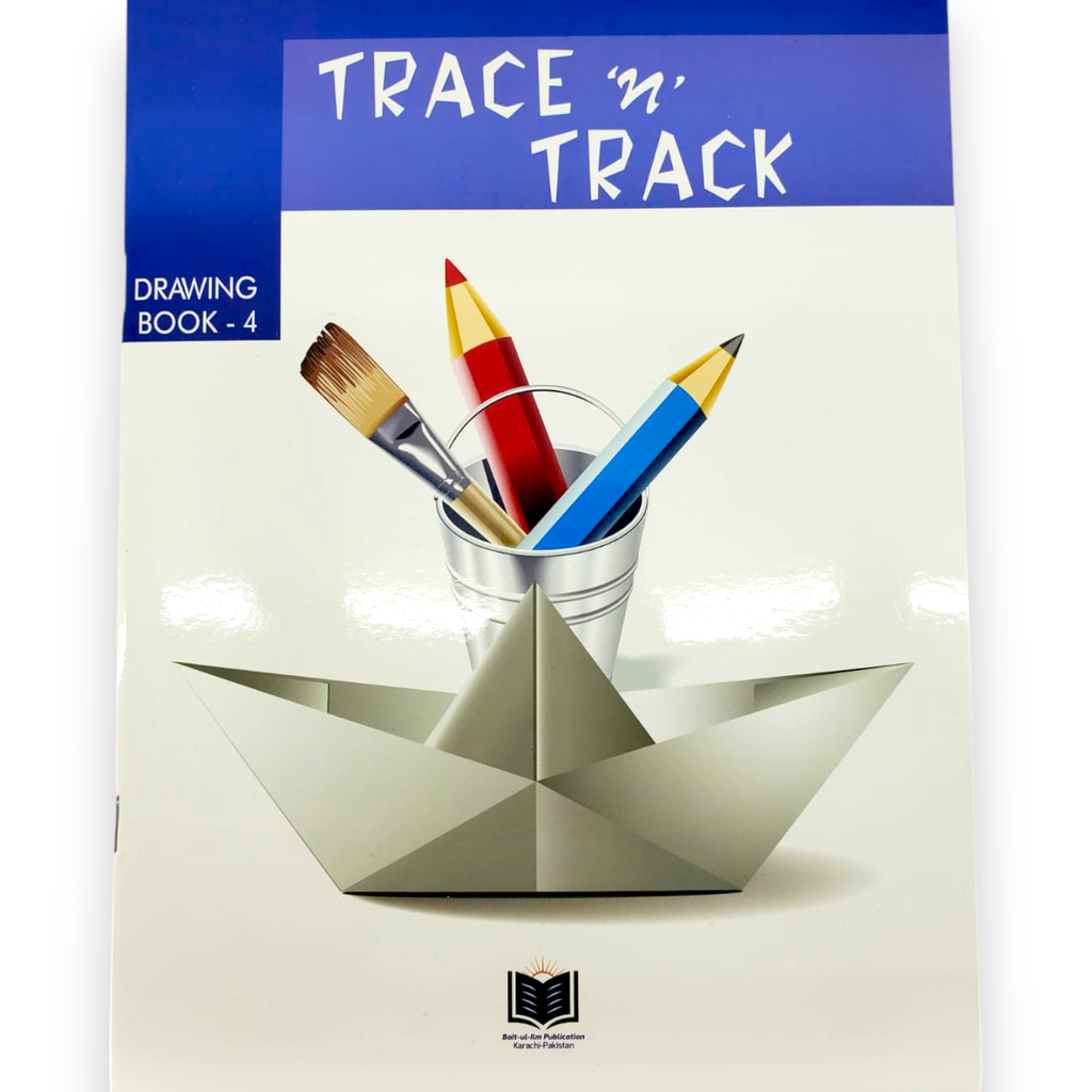 Trace n Track Drawing Book-4 - Al Badar