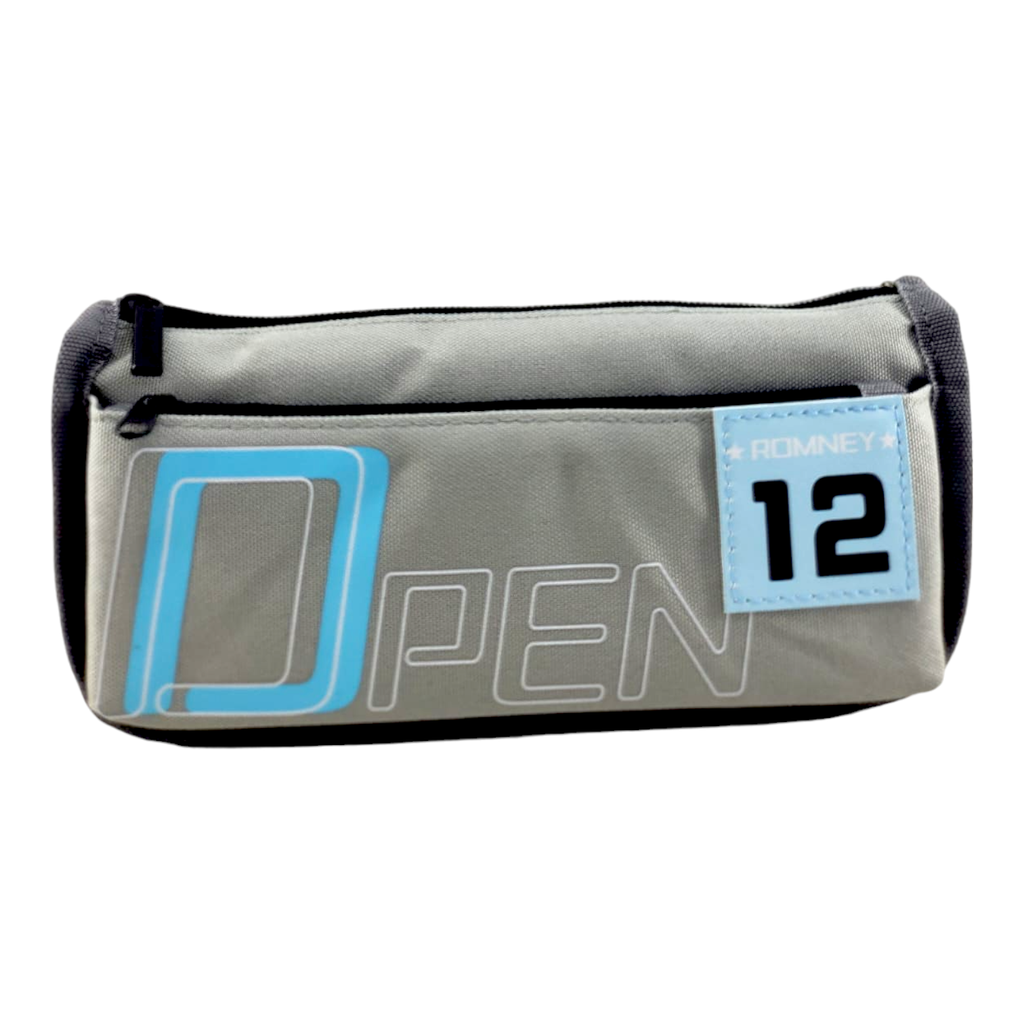 DPEN Double Zipper Pencil Pouch - No. 2259 - Gray