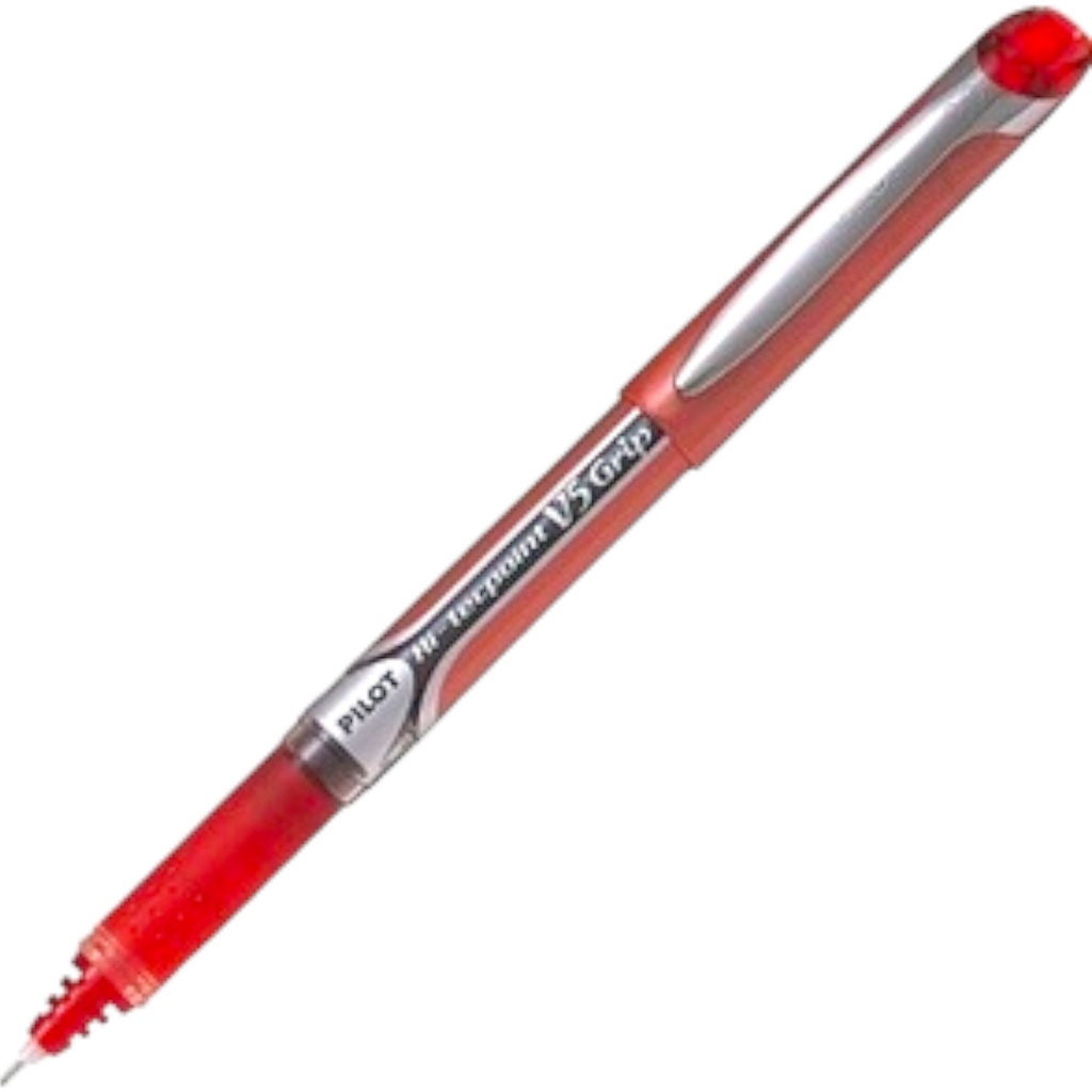 [4902505279706] Pilot Hi-Tecpoint - Red - 0.5mm - V5 Grip