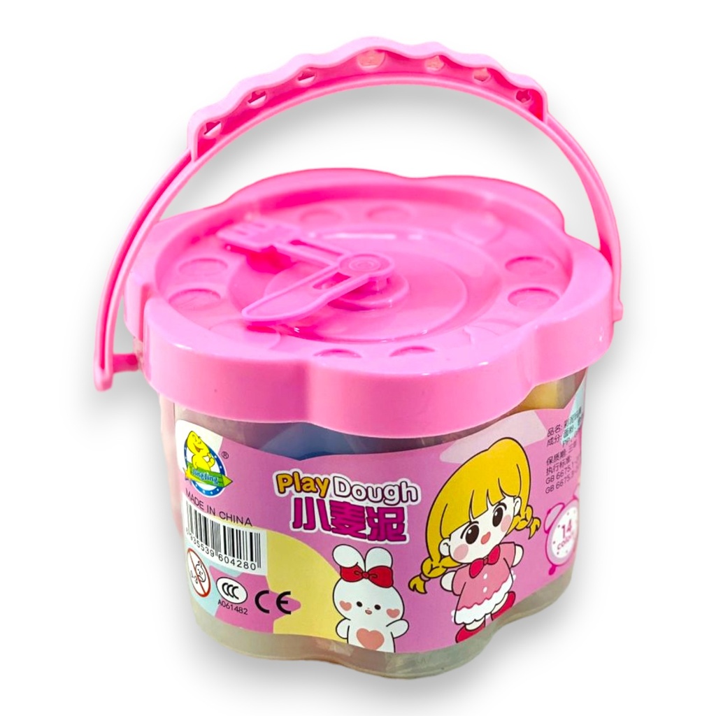 Clock Bucket Play Dough - A061482