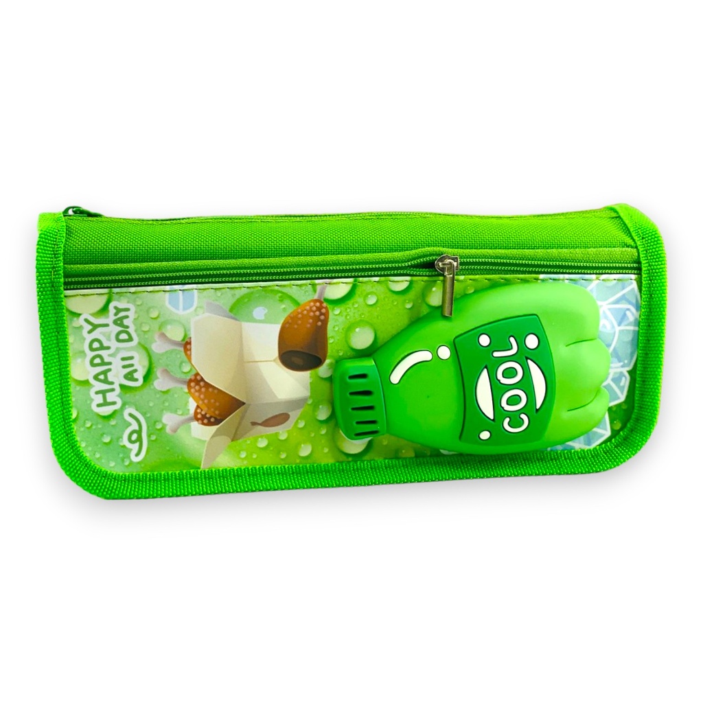 Double Zipper Pencil Pouch - No. 2080-19 / 7110E