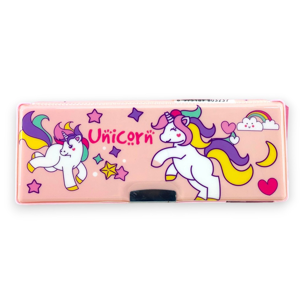 Unicorn Magnetic Pencil Box - No. 8800 - Pink