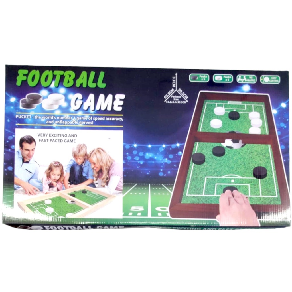 Football Pucket Game - Small - Size: 55.8x3.1x30.5CM