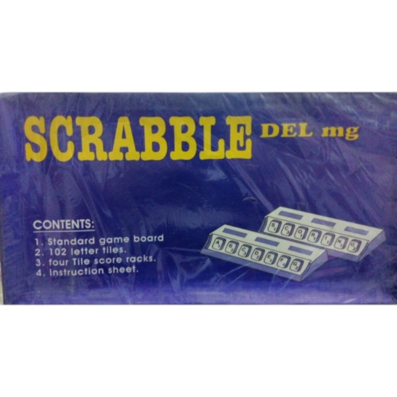 Scrabble Del mg - 102 Letter Tiles