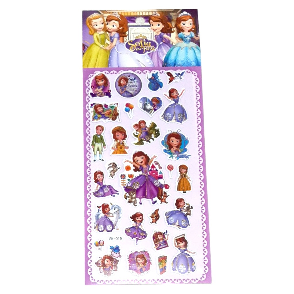 Sofia Embossed Sticker (SK-015)