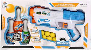 2 in 1 Water Gun & Soft Gun Set - No. 648-40