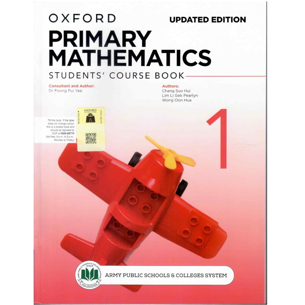 [9789697344758] Primary Mathematics – Updated Edition Students’ Course Book 1 - APSACS