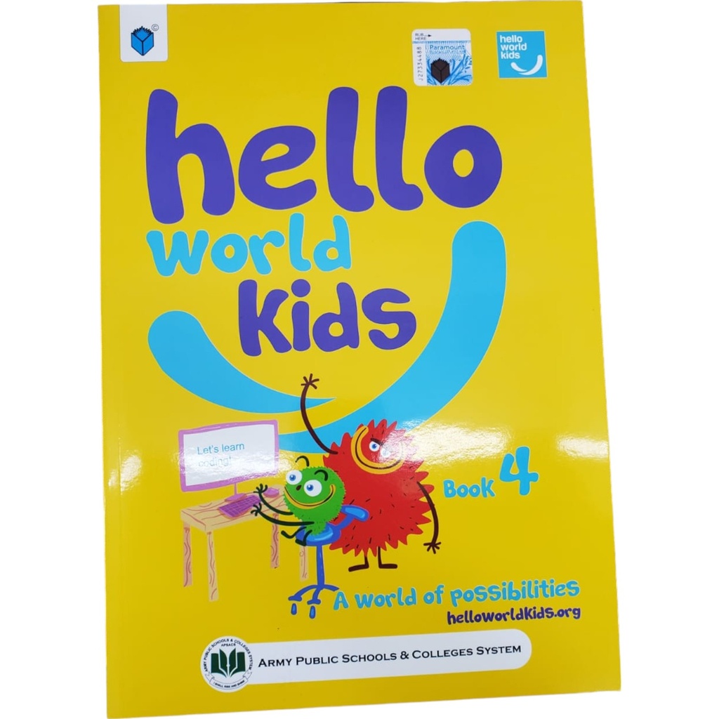[9789692106153] Hello World Kids Book - 4 - APSACS