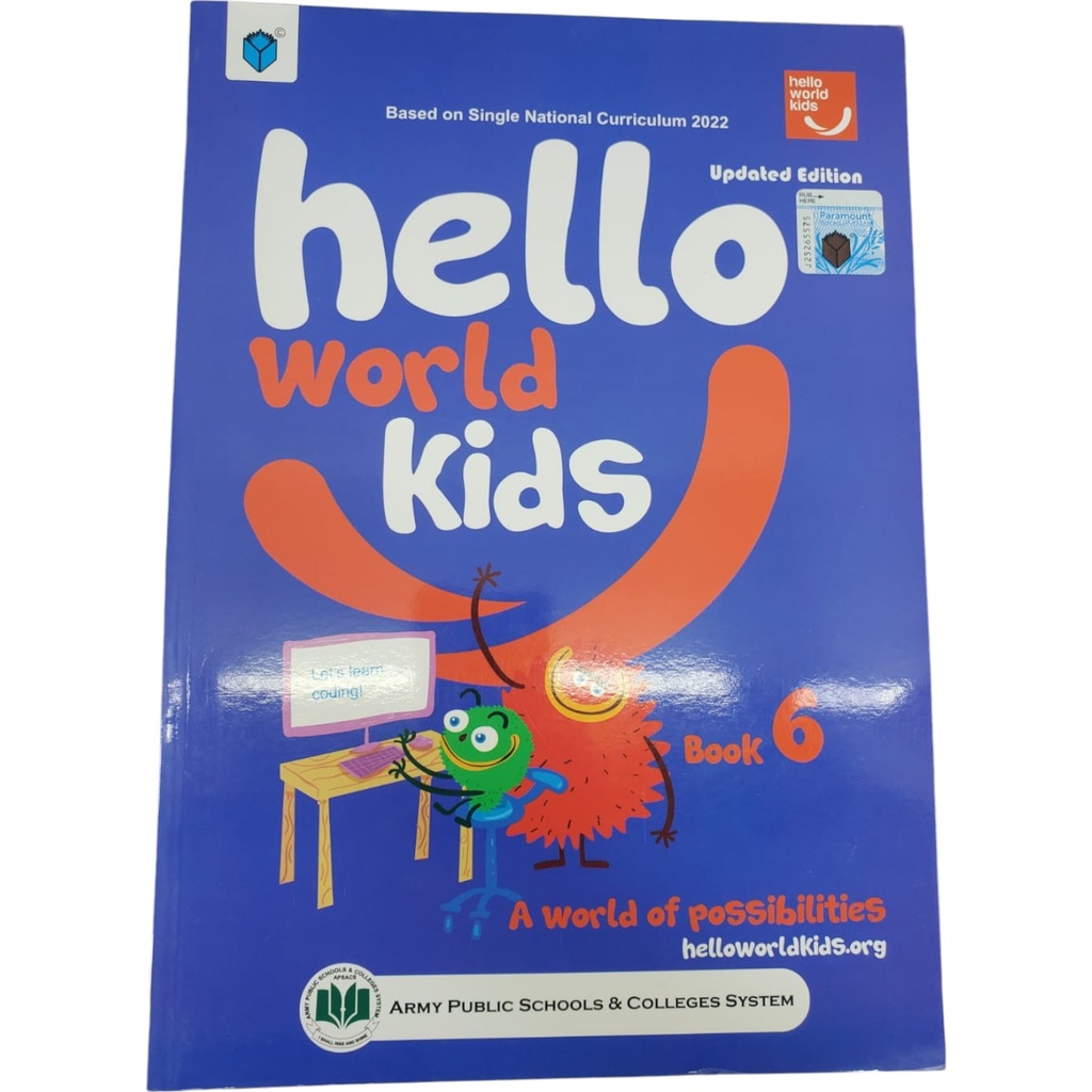 [9789692109550] Hello World Kids Book - 6 - APSACS