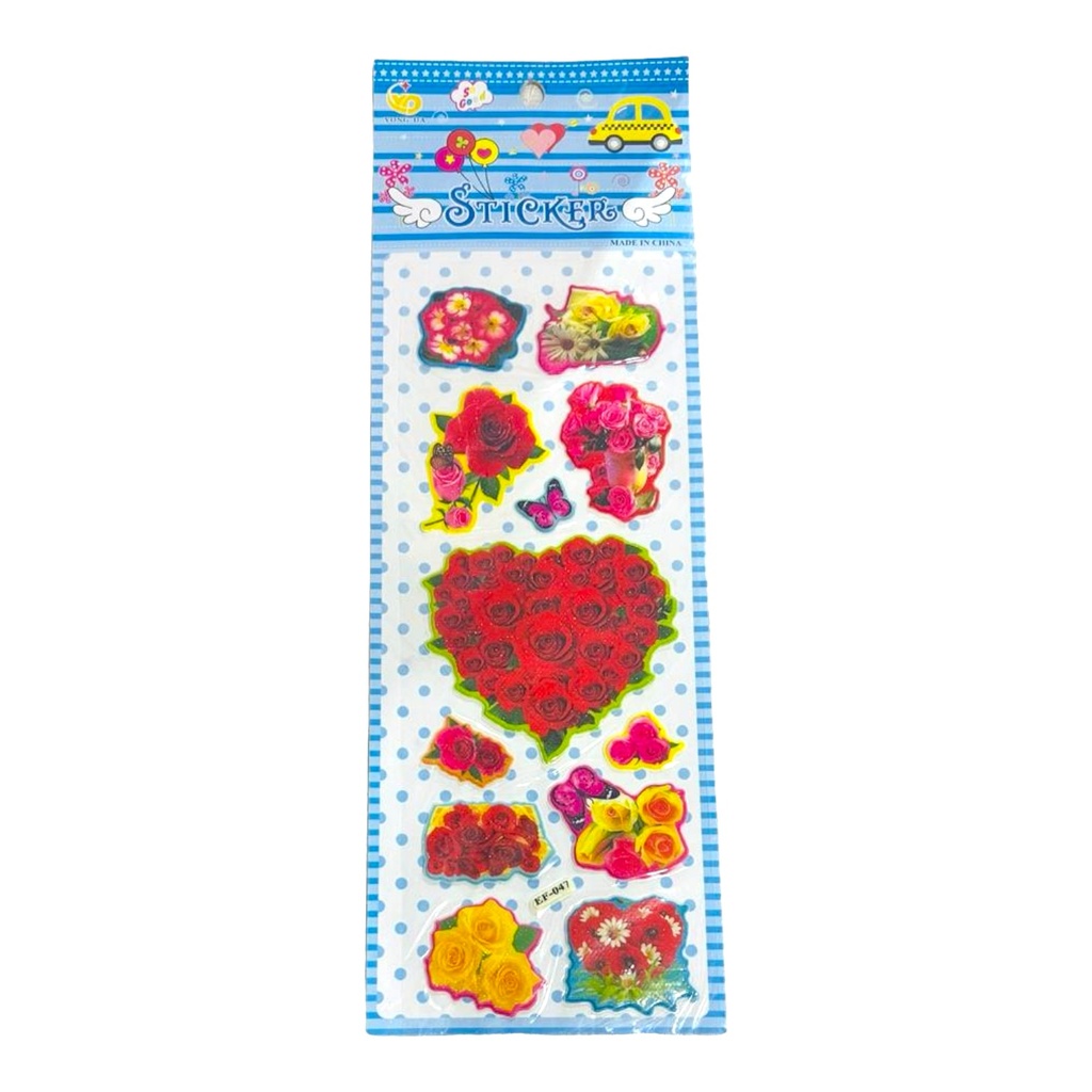 Rose Flower Stickers - (EF-047 / 048)