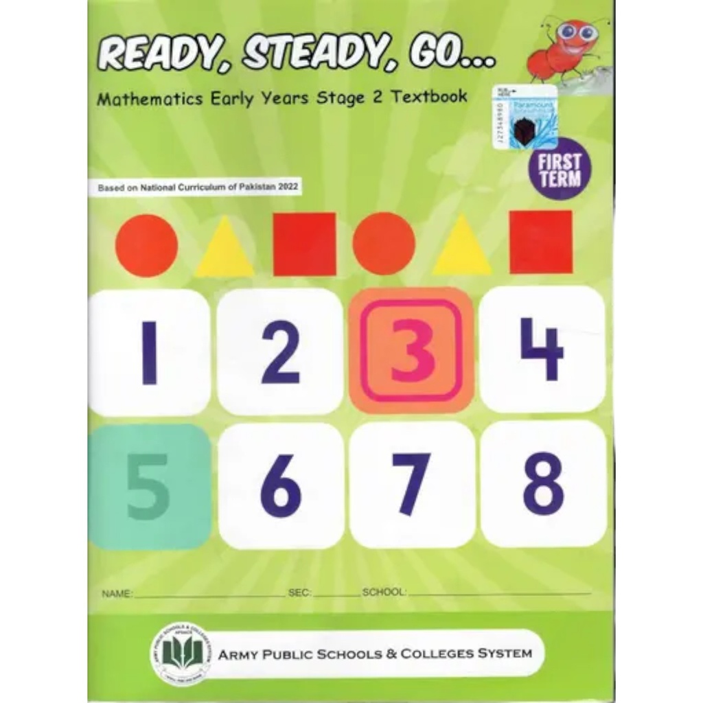 [9786273101309] Ready, Steady, Go Math - Stage 2 - First Term - APSACS