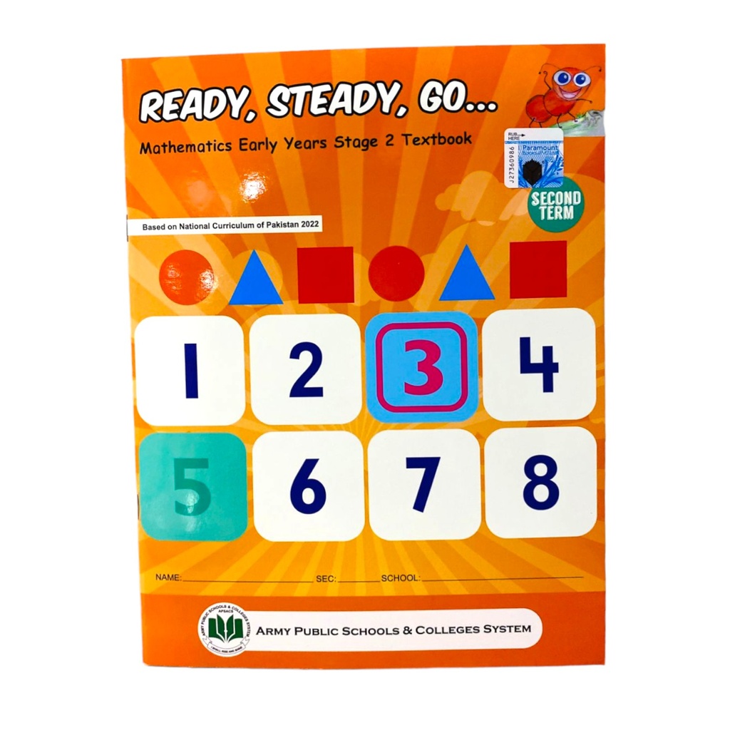 [9786273101316] Ready, Steady, Go Math - Stage 2 -Second Term - APSACS