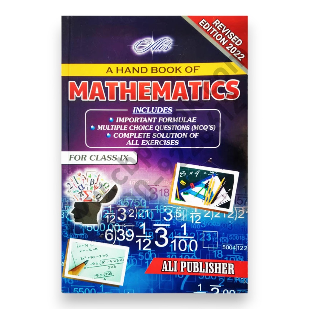 A Handbook of Mathematics For Class 9 - Ali Publisher