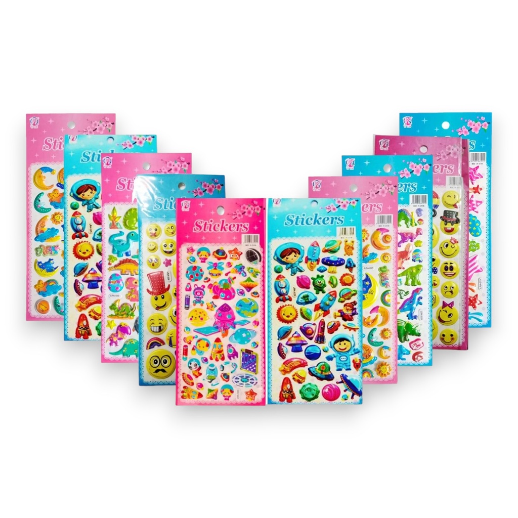 3D Stickers For Kids Mix (Assorted Designs)