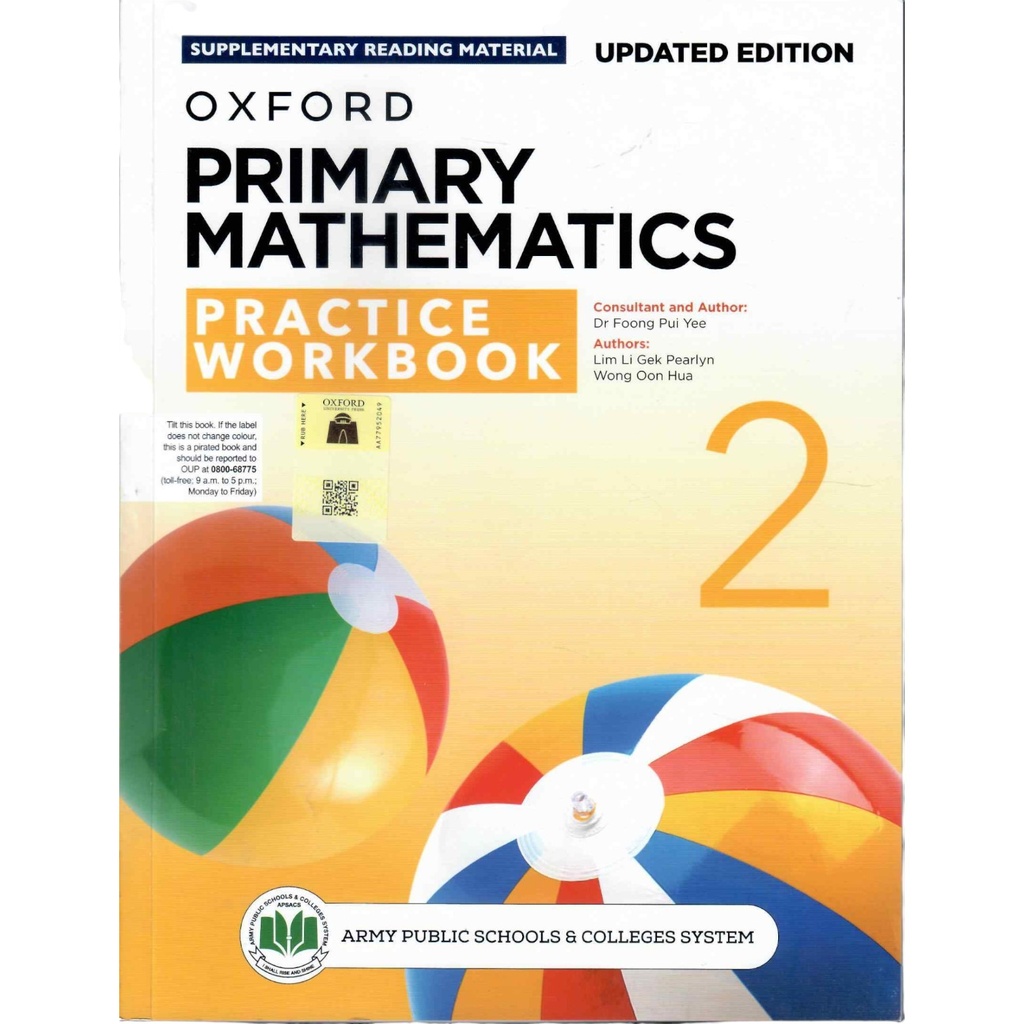 Primary Mathematics – Updated Edition Practice Workbook 2 - APSACS