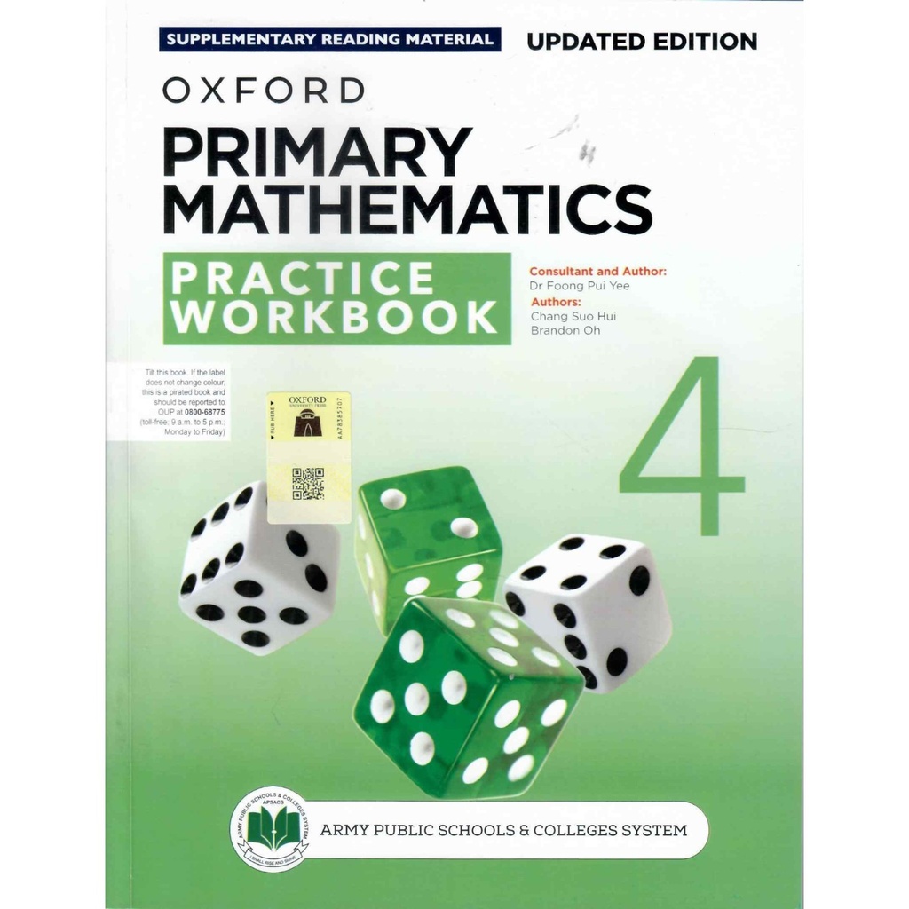 Primary Mathematics – Updated Edition Practice Workbook 4