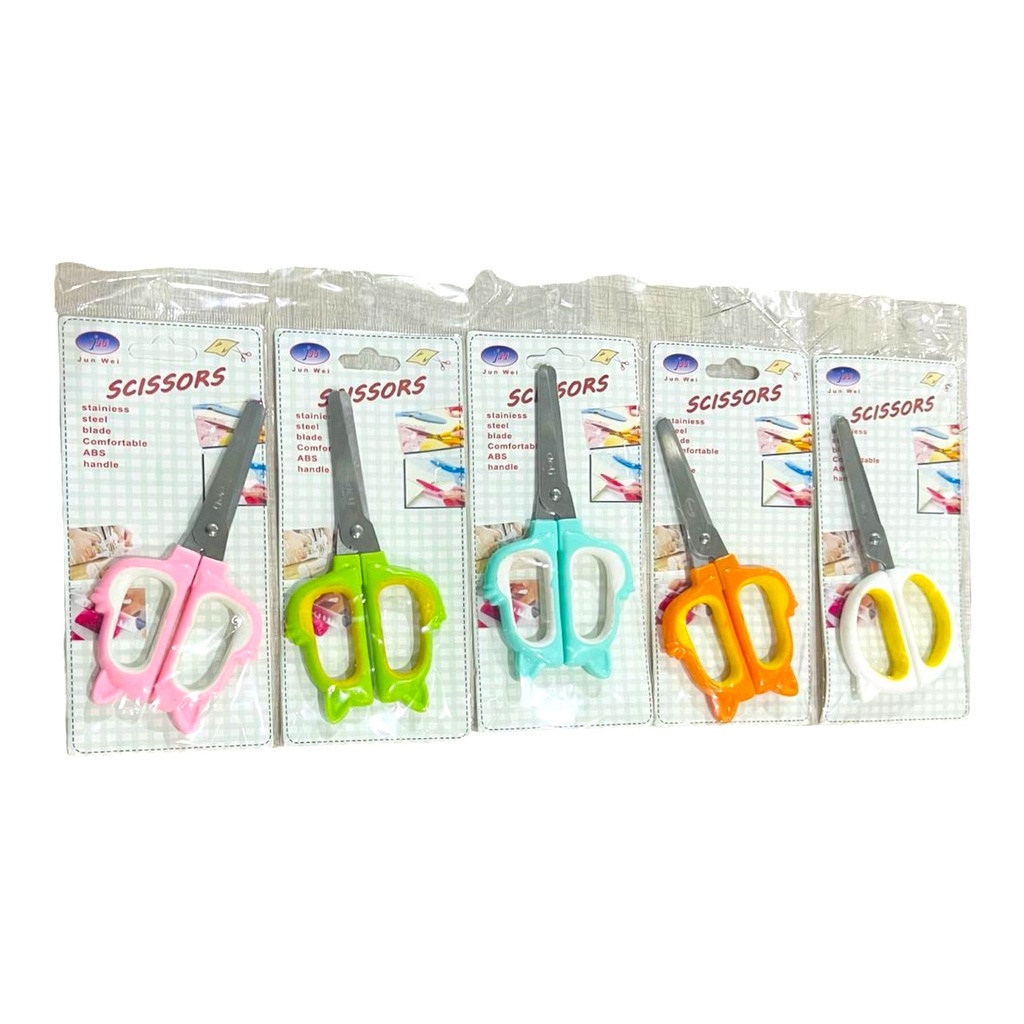 Jun Wei Stainless Steel Scissors - NO.D170C - Assorted Colors