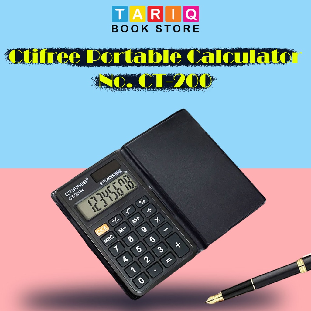 Ctifree Portable Calculator - 8 Digit - No. CT-200