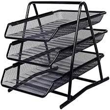 3- Tier Document Paper Tray Metal