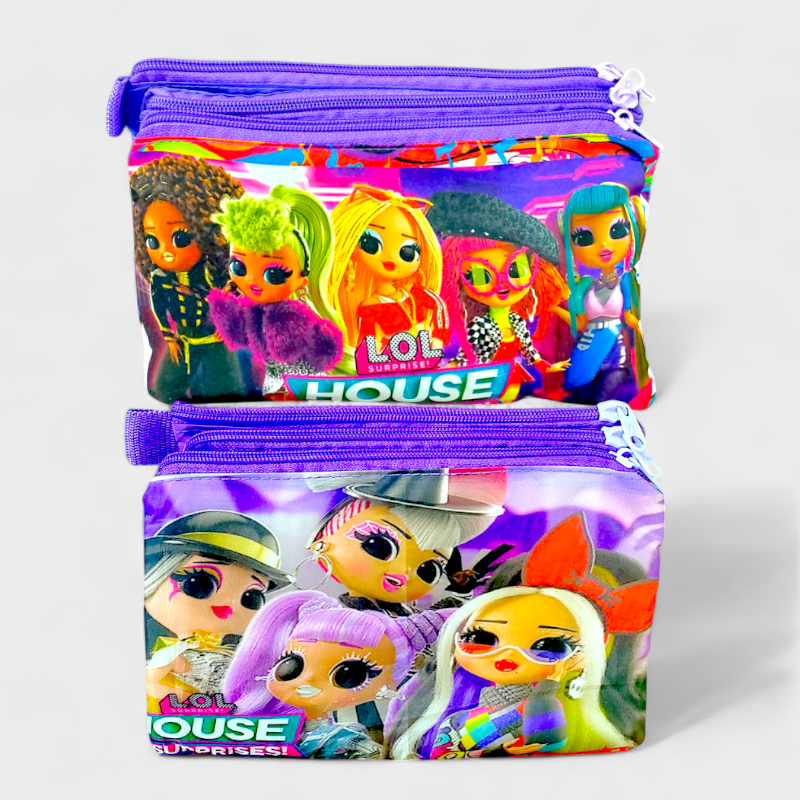 LOL House Surprises -Triple Zipper PP - Purple