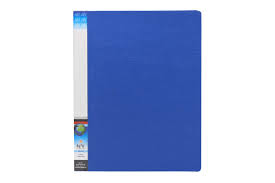 PVC Clip File Legal Size - Blue