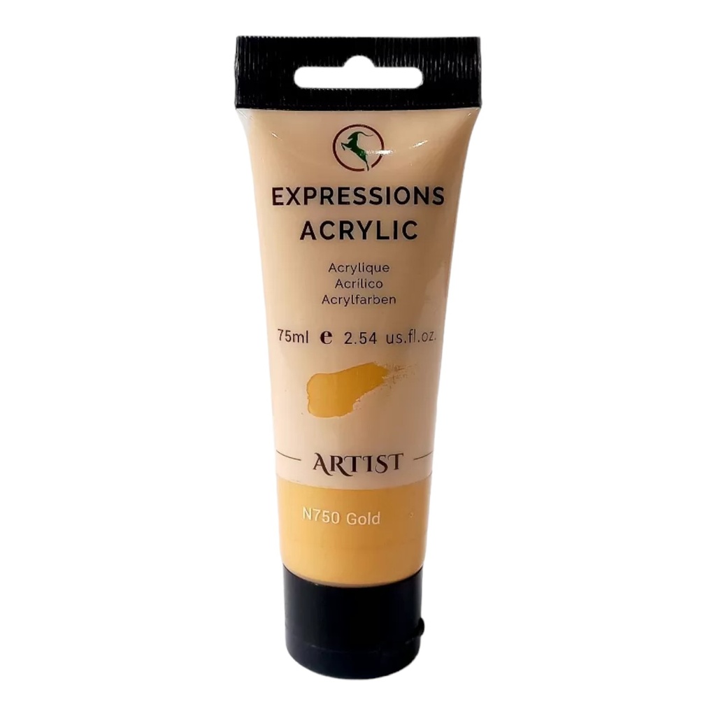 Expressions Acrylic Tube 75ML - N750 - Gold