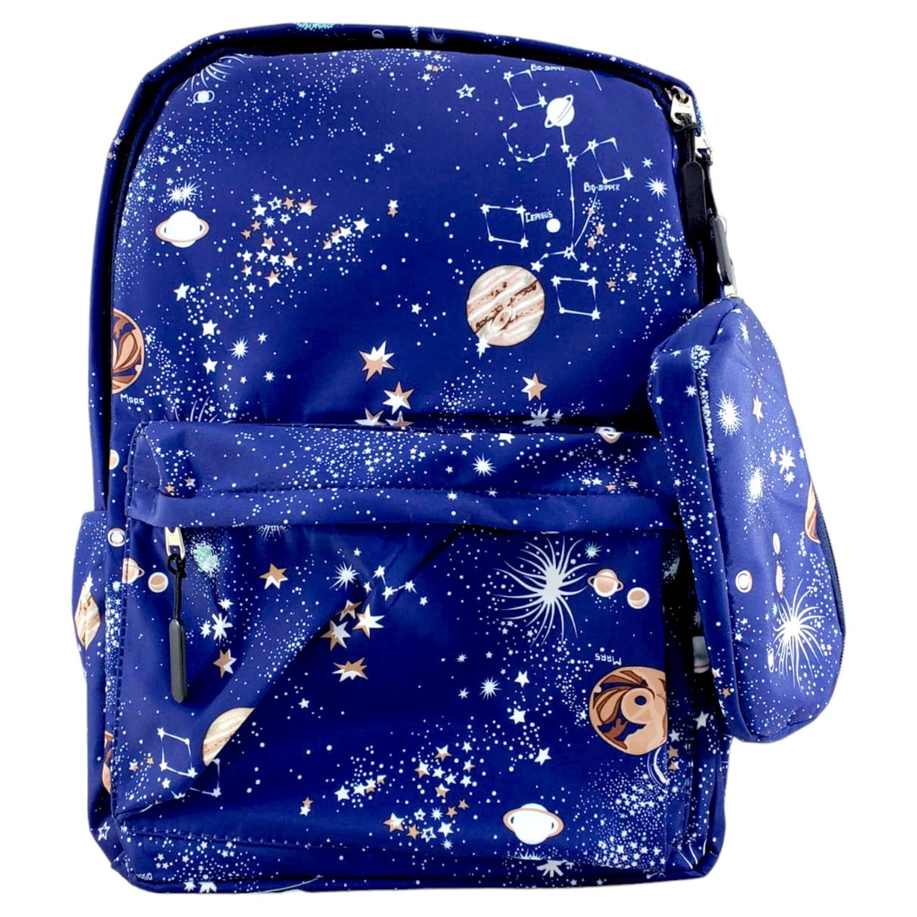 Printed College Bag - Assorted Colours