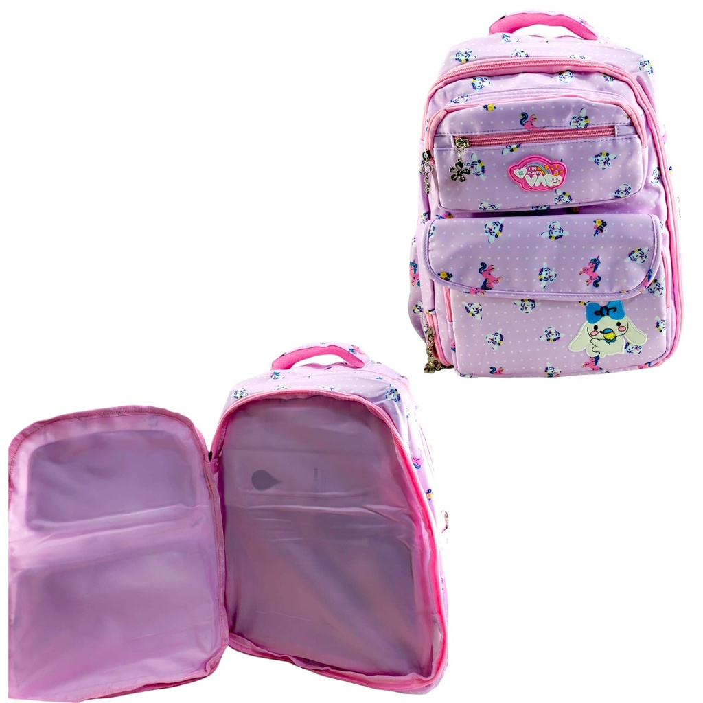 Lin Power School Bag - Purple