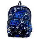 No No Text Designed School Bag - Black