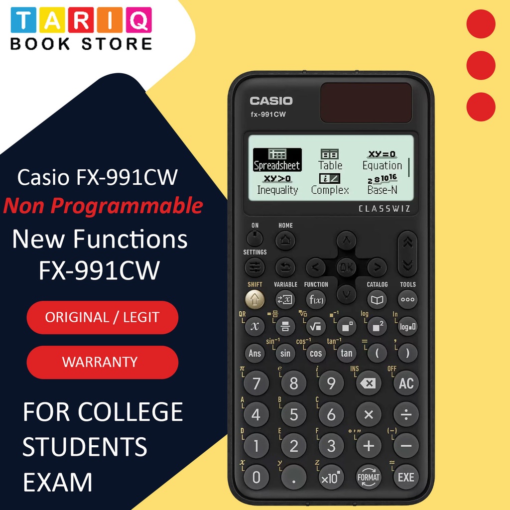 [4549526613845] Casio Scientific Calculator fx-991CW