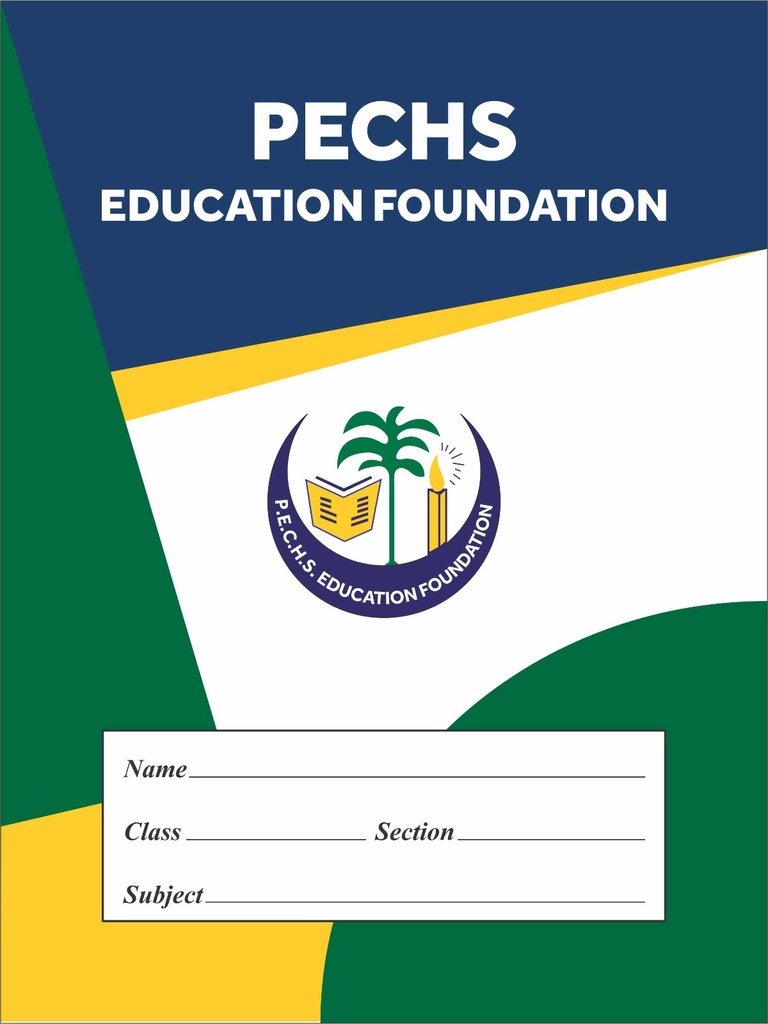 Journal 160 Pages - PECHS Foundation School