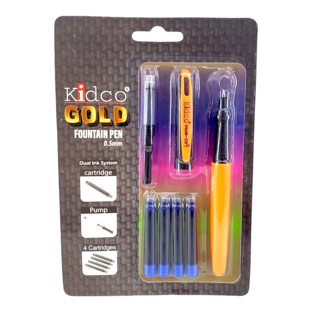 Kidco Roll On Fountain Pen Set