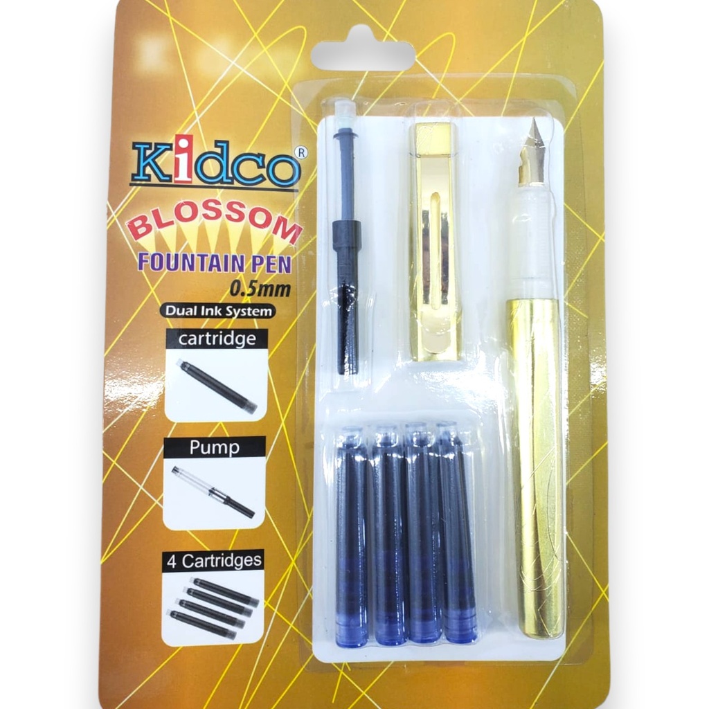 Kidco Blossom Fountain Pen Set - Gold