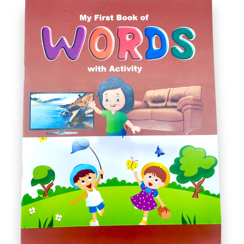 My First Book of Words With Activity - (AT)