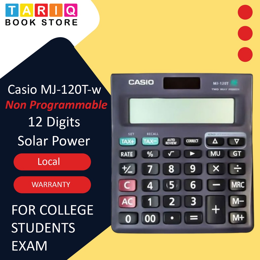 Citizen Check & Correct Calculator - MJ-120T-w