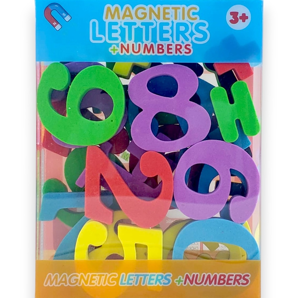 Magnetic Learning Numbers + Letter - No. EV0051-3