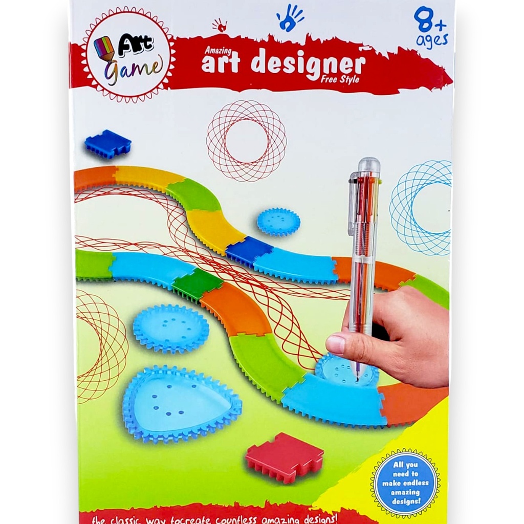 Amazing Art Designer Free Style Spirograph - No. 3333-2